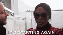 Its Starting Again Naomi Campbell GIF - Its Starting Again Naomi Campbell Being Naomi GIFs