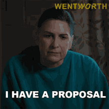 I Have A Proposal Joan Ferguson GIF - I Have A Proposal Joan Ferguson Wentworth GIFs