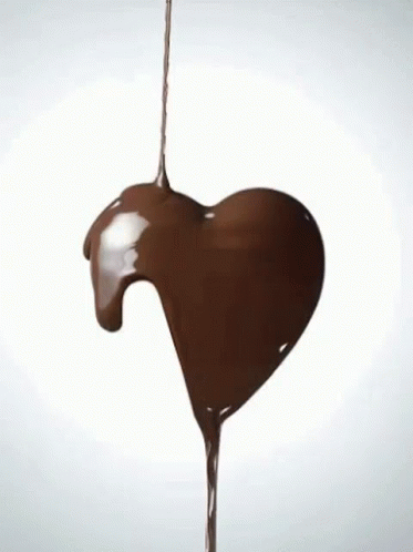 Heart Chocolate Drip Gif Heart Chocolate Drip Yum Gif