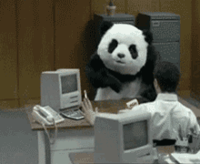 Angry Panda GIF - Angry Panda Break GIFs