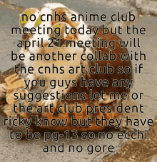 Cnhs Anime Club Anime Club Important Announcement GIF - Cnhs Anime Club Anime Club Important Announcement There Is No Meeting Today Because Ms Fudge Had A Dentist Appointment GIFs