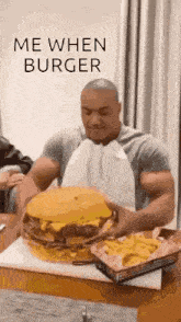 Burger Big Burger GIF - Burger Big Burger Funny Memes GIFs
