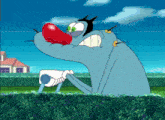 Oggy And The Cockroaches Baby Boum GIF - Oggy And The Cockroaches Baby Boum Oggy The Cat GIFs