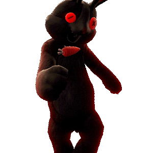 Bunny Black Sticker - Bunny Black Dance Stickers