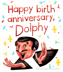 Dolphy Happy Birth Anniversary GIF