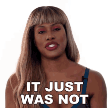 It Just Was Not Working For Me Laverne Cox GIF - It Just Was Not Working For Me Laverne Cox Didnt Seem To Work For Me GIFs
