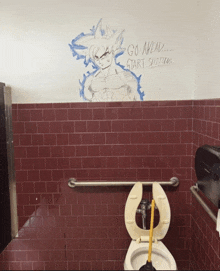Goku Toilet GIF