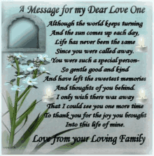 Dear Loved One A Message GIF - Dear Loved One A Message Flowers GIFs