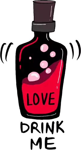 Love Potion Portion Sticker - Love Potion Portion Poison Stickers