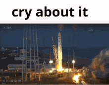 Cry About It Nasa GIF - Cry About It Nasa Rocket GIFs