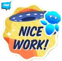 Miggi Nice Work Sticker - Miggi Nice Work Stickers