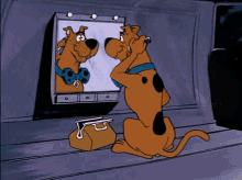 Scooby Doo Cute D GIF - Scooby Doo Cute D Mirror GIFs
