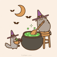 Halloween Pusheen GIF - Halloween Pusheen Cats GIFs