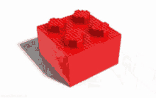 lego build building red forever