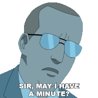Sir May I Have A Minute Donald Ferguson Sticker - Sir May I Have A Minute Donald Ferguson Invincible Stickers