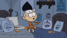 loud house loud house gifs nickelodeon pizza up all night