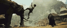 Ong Bak Elephant Parkour GIF - Parkour Martialart Elephant GIFs