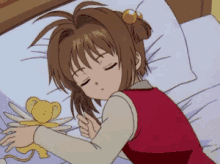 ぐっすり　寝言　睡眠　カードキャプター桜 GIF - Card Captor Sakura Sleeptalk GIFs