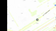 a map of a city with a green line that says kpi no 3