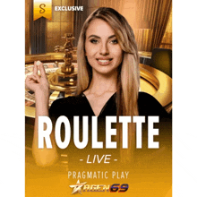 a woman is playing roulette in a casino