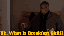 Station19 Dean Miller GIF - Station19 Dean Miller Uh What Is Breakfast Chili GIFs
