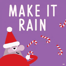 Santa Make It Rain GIF