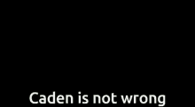 Caden Caden Is Not Wrong GIF - Caden Caden Is Not Wrong Caden Is Right GIFs