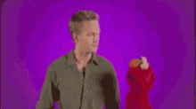 Neil Patrick Harris And Elmo Dance - Sesame Street GIF - Dancing Boogie Dance GIFs