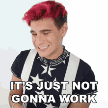 Its Just Not Gonna Work Brad Mondo GIF - Its Just Not Gonna Work Brad Mondo It Will Not Work GIFs