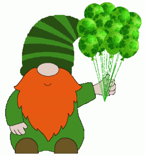 st pats day balloons clipart