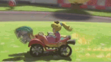 Princess Peach Mario Kart GIF - Princess Peach Mario Kart Driving GIFs
