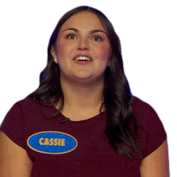 Nervous Cassie Sticker - Nervous Cassie Family Feud Canada Stickers