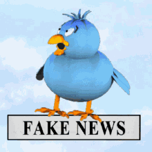 Fake News Bluebird GIF - Fake News Bluebird Bird GIFs