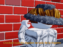 Cracked Red Hat GIF - Cracked Red Hat Brick Wall GIFs
