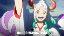 Nimbo Nimbo Wave GIF - Nimbo Nimbo Wave Yamato One Piece GIFs