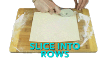 Slice Into Rows Starch Sticker - Slice Into Rows Starch Powder Stickers
