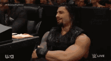Laughing Hysterically Wwe GIF - Laughing Hysterically Wwe Laughing GIFs
