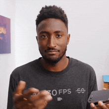 Shrug Marques Brownlee GIF - Shrug Marques Brownlee Idk GIFs