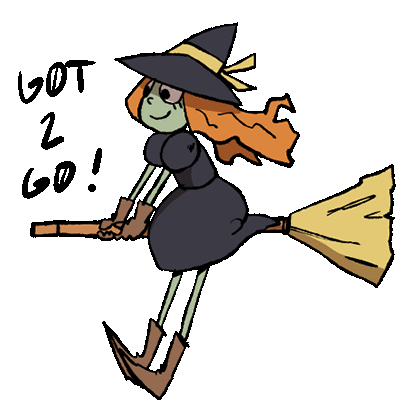Witch Halloween Sticker - Witch Halloween Woman Stickers