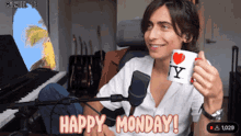 Happy Monday Aidan Gallagher Aidan GIF - Happy Monday Aidan Gallagher Happy Monday Aidan Happy Monday GIFs