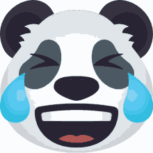 hahaha panda joypixels laughing thats funny