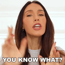 You Know What Shea Whitney GIF - You Know What Shea Whitney Do You Know It GIFs