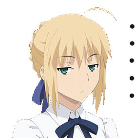 Saber Fate Stay Night Sticker - Saber Fate Stay Night Speechless Stickers