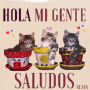 Hola Mi Gente Saludos GIF - Hola Mi Gente Saludos Cat GIFs