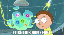 Rick And Morty Fart GIF - Rick And Morty Fart I Like This Name Fart GIFs