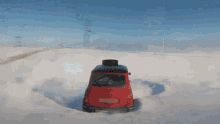 forza horizon4 mini cooper s drifting snow winter