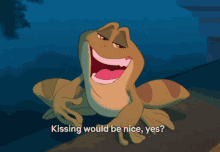 The Princess And The Frog Kiss GIF - The Princess And The Frog Kiss Naveen GIFs