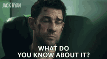 What Do You Know About It Jack Ryan GIF - What Do You Know About It Jack Ryan John Krasinski GIFs