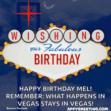 Las Vegas Birthday Animation GIF - Las Vegas Birthday Animation Birthday Gif GIFs