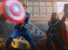 thor captain america avengers funny bloopers